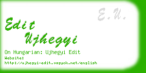 edit ujhegyi business card